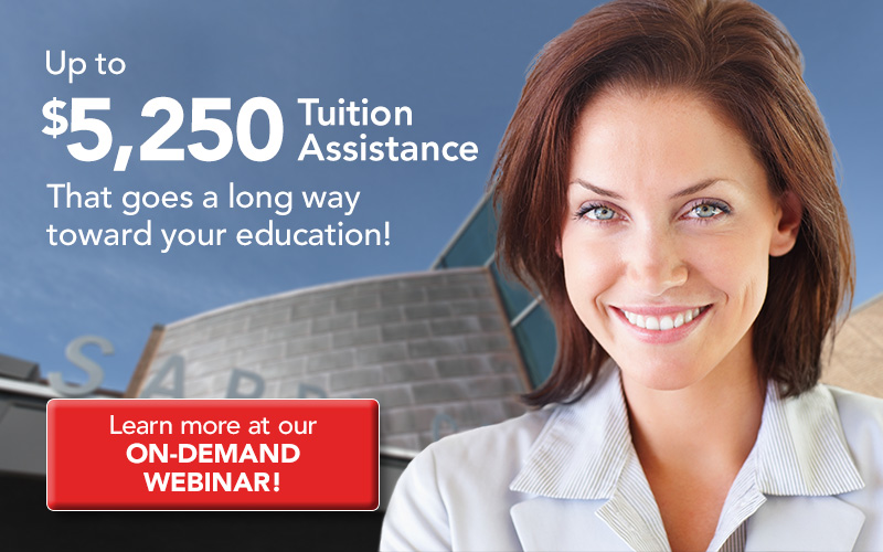 Tuition Assistance that goes a long way toward your career-relevant education!