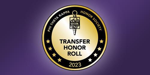 Transfer Honor Roll award